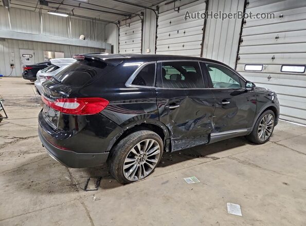 2LMPJ8LP2HBL52963 2017 LINCOLN MKX Черный Задняя правая четверть