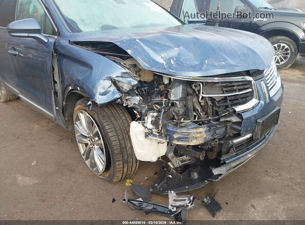 2LMPJ8LP4JBL44871 2018 LINCOLN MKX Синий Вид спереди