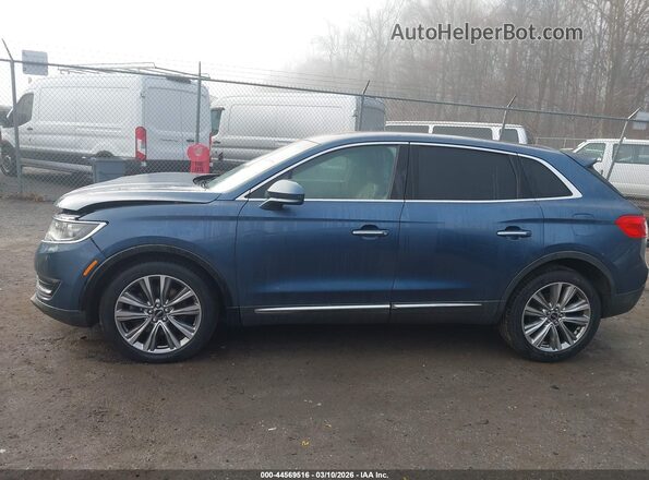 2LMPJ8LP4JBL44871 2018 LINCOLN MKX Синий Панорамный вид салона 360°