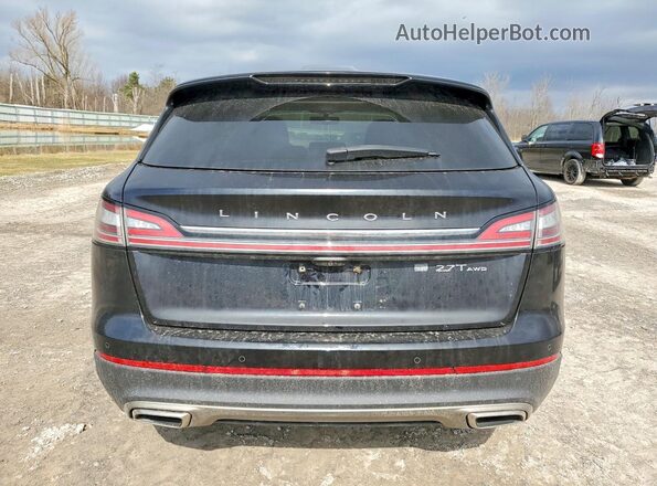 2LMPJ8LP7KBL35034 2019 LINCOLN NAUTILUS Черный Вид сзади