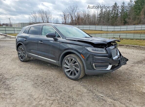 2LMPJ8LP7KBL35034 2019 LINCOLN NAUTILUS Черный Передняя правая четверть