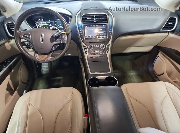 2LMPJ8LP9JBL14636 2018 LINCOLN MKX Black Առջևի վահանակի տեսք
