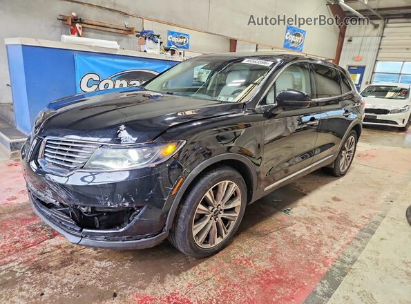 2LMPJ8LP9JBL14636 2018 LINCOLN MKX Black Առջևի ձախ երեք քառորդ տեսարան