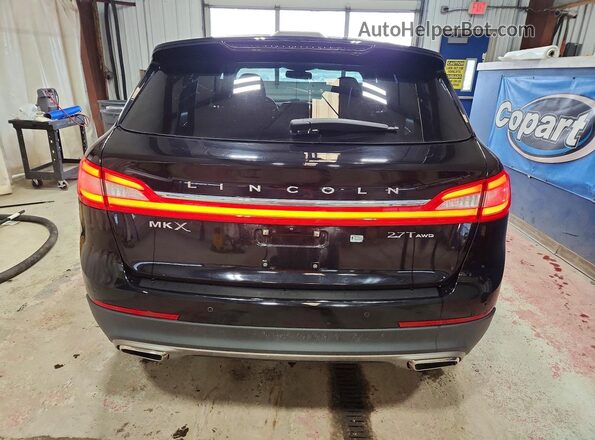 2LMPJ8LP9JBL14636 2018 LINCOLN MKX Black Հետևի տեսք