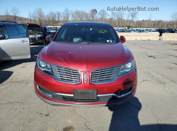 2LMPJ8LPXHBL51897 2017 LINCOLN MKX Красный Вид спереди