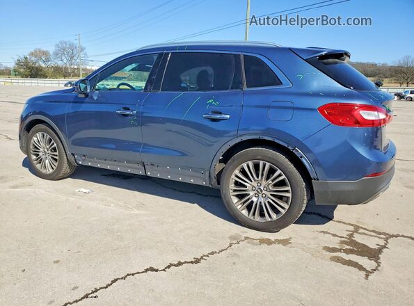 2LMPJ8LR8JBL38105 2018 LINCOLN MKX Blue Tył lewy