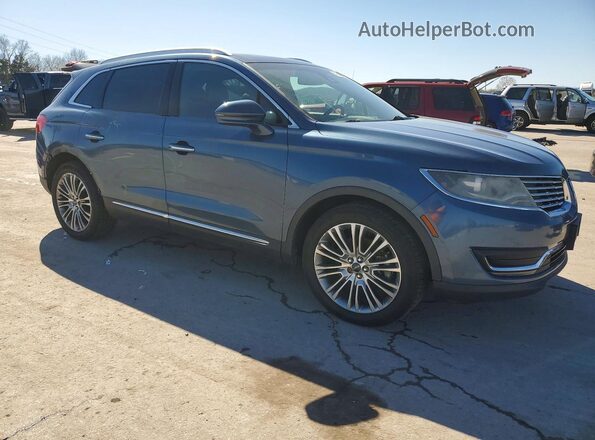 2LMPJ8LR8JBL38105 2018 LINCOLN MKX Blue Przód prawy
