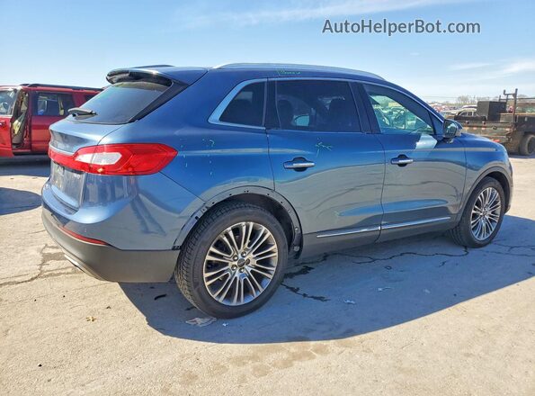2LMPJ8LR8JBL38105 2018 LINCOLN MKX Blue Tył prawy