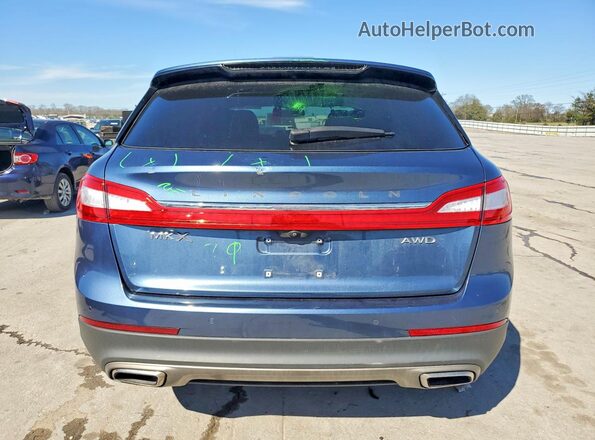 2LMPJ8LR8JBL38105 2018 LINCOLN MKX Blue Widok z tyłu