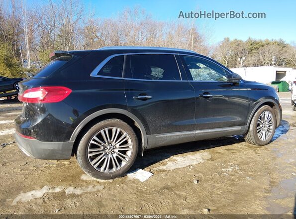 2LMPJ8LRXHBL53263 2017 LINCOLN MKX Черный Вид задней части салона