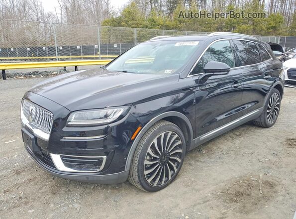 2LMPJ9JP4LBL11431 2020 LINCOLN NAUTILUS Черный Передняя левая четверть