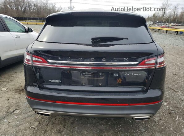 2LMPJ9JP4LBL11431 2020 LINCOLN NAUTILUS Черный Вид сзади