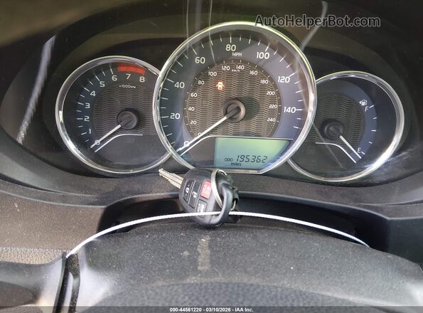2T1BURHE0GC488948 2016 TOYOTA LL Silver Vista del salpicadero