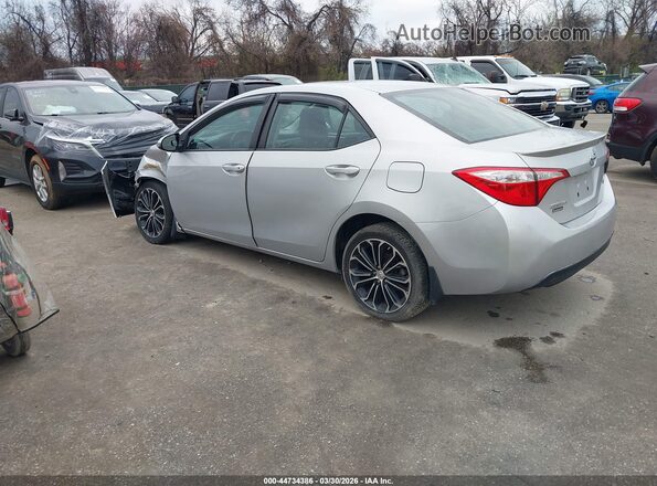 2T1BURHE0GC656619 2016 TOYOTA LL Silver Tył lewy