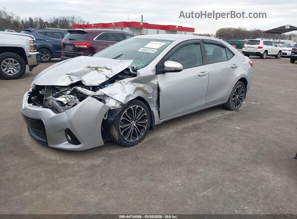 2T1BURHE0GC656619 2016 TOYOTA LL Silver Przód lewy