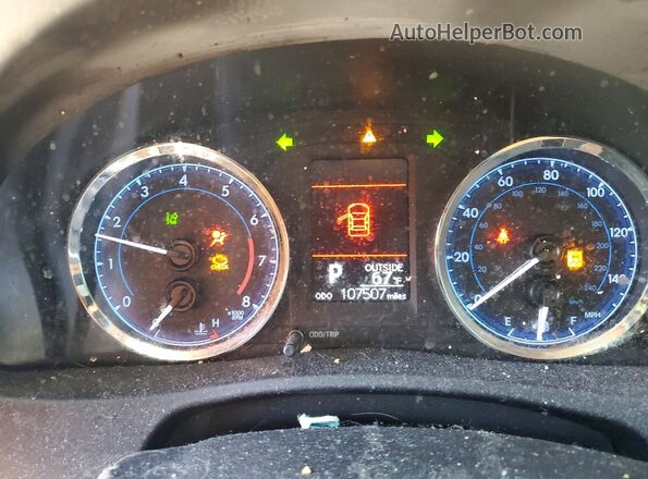 2T1BURHE0HC868986 2017 TOYOTA LL Белый Вид щитка приборов