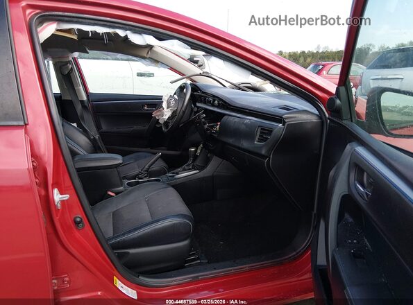 2T1BURHE2GC515096 2016 TOYOTA LL Red Widok wnętrza z przodu