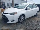 2018 Toyota Corolla L White vin: 2T1BURHE2JC024311