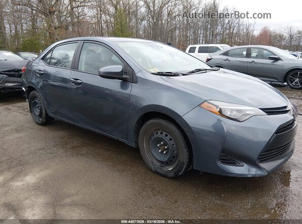 2T1BURHE2KC154669 2019 TOYOTA LL Серый Передняя правая четверть