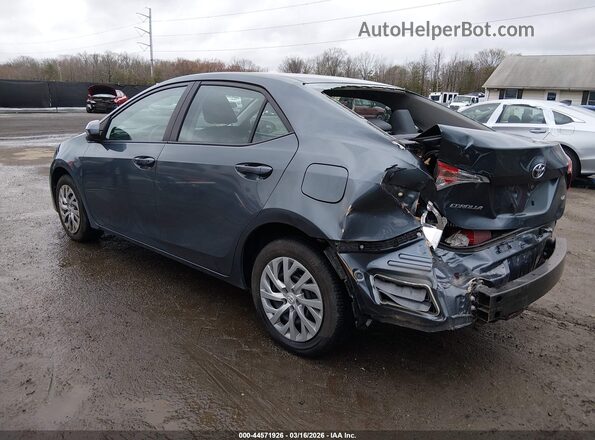 2T1BURHE2KC154669 2019 TOYOTA LL Серый Задняя левая четверть