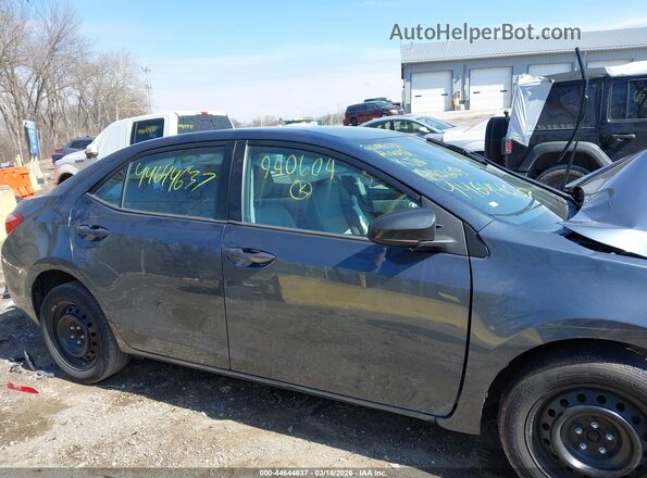 2T1BURHE3HC940604 2017 TOYOTA LL Синий Вид щитка приборов