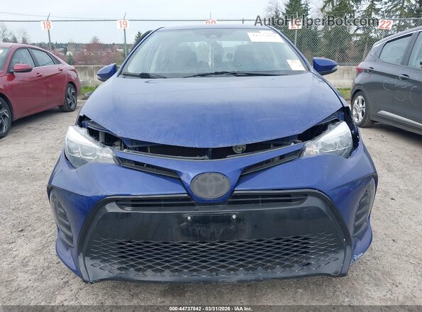 2T1BURHE4HC928221 2017 TOYOTA LL Синий Вид панели приборов