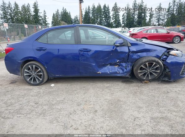 2T1BURHE4HC928221 2017 TOYOTA LL Синий Вид щитка приборов