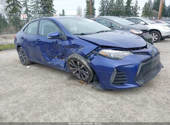2T1BURHE4HC928221 2017 TOYOTA LL Синий Передняя правая четверть