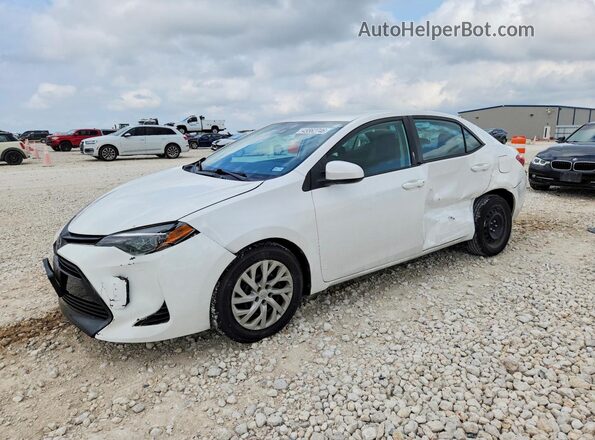 2T1BURHE4KC166354 2019 TOYOTA LL White Vista tres cuartos delantera izquierda