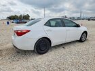 2019 Toyota Corolla Le White vin: 2T1BURHE4KC166354
