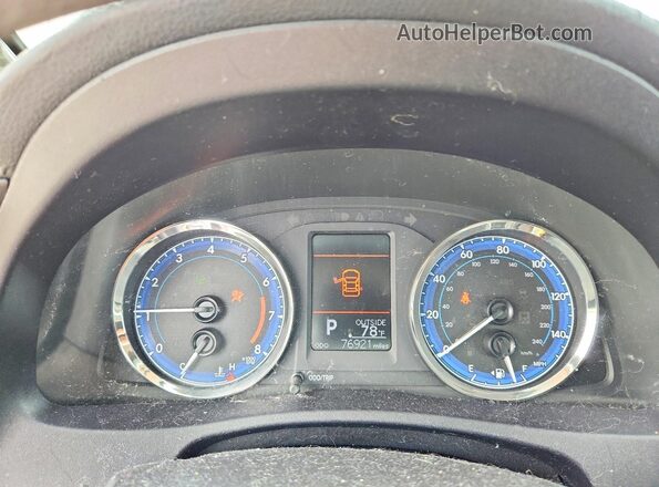 2T1BURHE4KC166354 2019 TOYOTA LL White Vista del cuadro de instrumentos