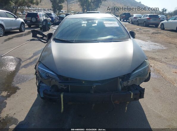 2T1BURHE5JC987820 2018 TOYOTA LL Серый Вид щитка приборов