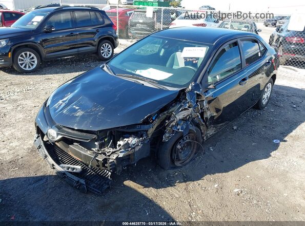 2T1BURHE5KC128745 2019 TOYOTA LL Черный Передняя левая четверть