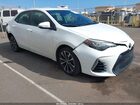 2017 Toyota Corolla Se White vin: 2T1BURHE6HC805939