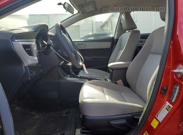 2T1BURHE7GC713561 2016 TOYOTA LL Красный Вид салона спереди