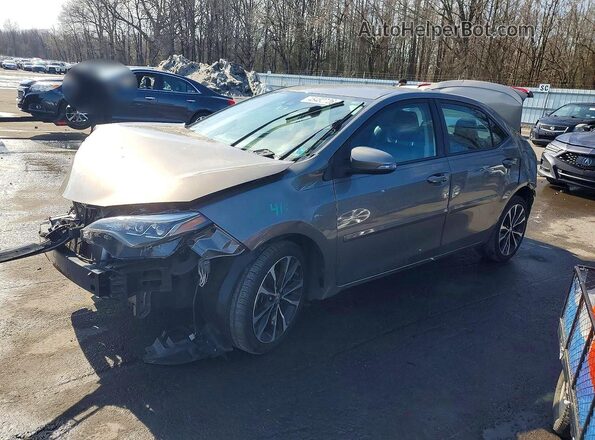 2T1BURHE7JC071799 2018 TOYOTA LL Серый Передняя левая четверть