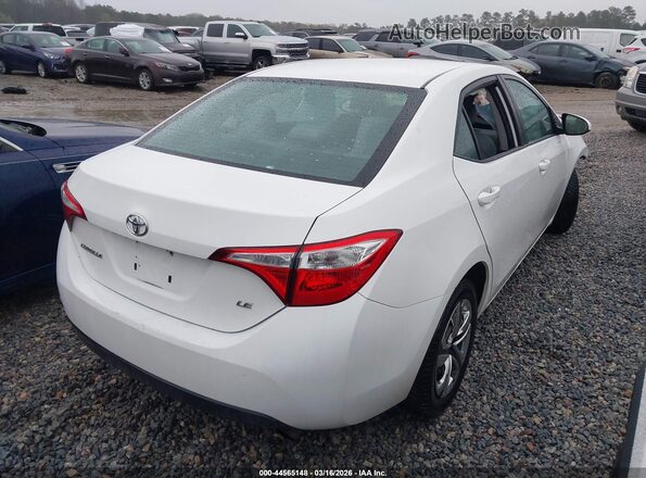 2T1BURHE8GC543372 2016 TOYOTA LL Белый Задняя правая четверть