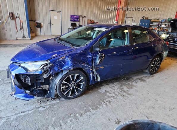 2T1BURHE9JC006565 2018 TOYOTA LL Синий Передняя левая четверть
