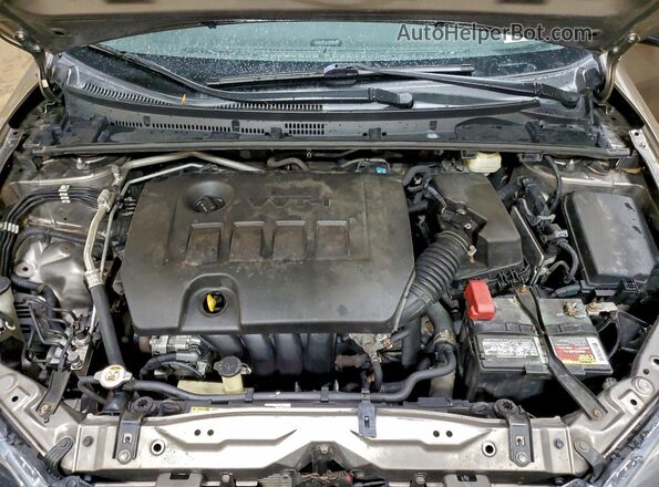 2T1BURHEXHC864735 2017 TOYOTA LL Коричневый Вид задней части салона