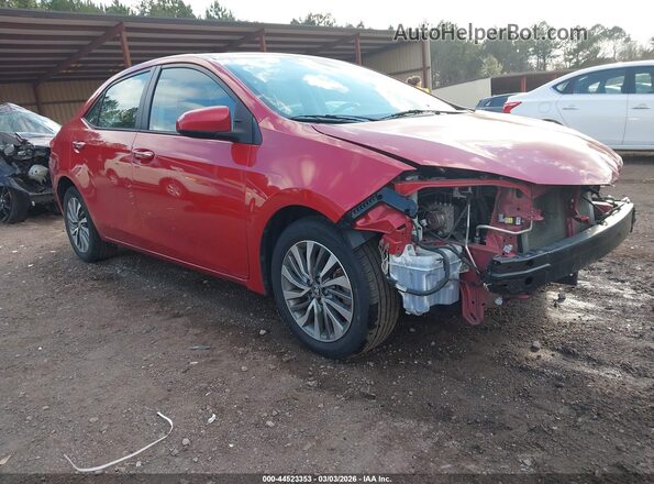 2T1BURHEXJC028803 2018 TOYOTA LL Red Передня права чверть
