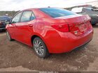 2018 Toyota Corolla Xle Red vin: 2T1BURHEXJC028803