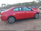 2018 Toyota Corolla Xle Red vin: 2T1BURHEXJC028803