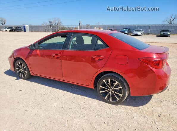 2T1BURHEXKC182073 2019 TOYOTA LL Красный Задняя левая четверть