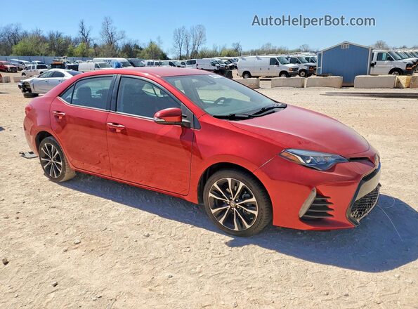 2T1BURHEXKC182073 2019 TOYOTA LL Красный Передняя правая четверть