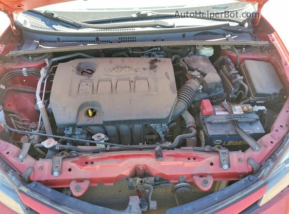 2T1BURHEXKC182073 2019 TOYOTA LL Красный Вид задней части салона