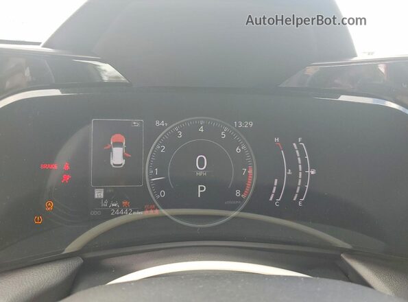 2T2ADCAZ7PC005327 2023 LEXUS NX Красный Вид щитка приборов