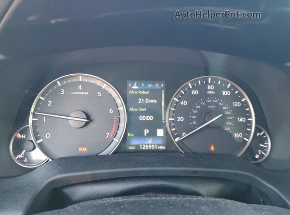 2T2AZMAA9LC161834 2020 LEXUS RX Белый Вид щитка приборов