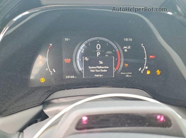 2T2BAMBA1RC033932 2024 LEXUS RX Green Widok zestawu wskaźników