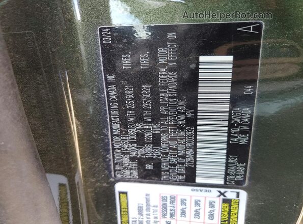 2T2BAMBA1RC033932 2024 LEXUS RX Green Widok komory silnika