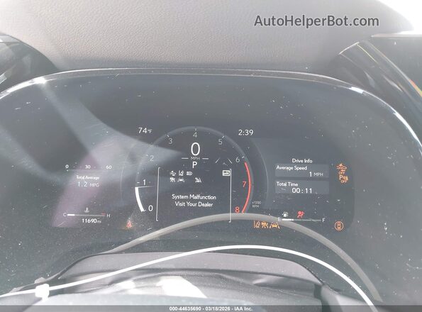 2T2BAMBA7SC056752 2025 LEXUS RX 350 White Հետևի նստատեղերի տեսք